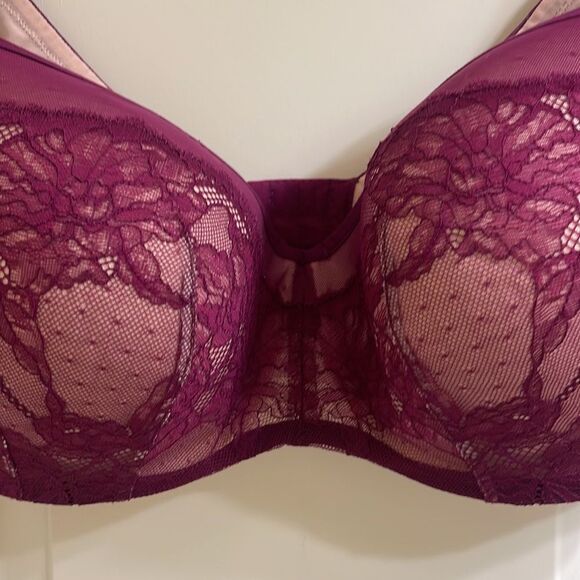 Torrid Lightly Lined Full Coverage Balconette Bra Size 46DD - Picture 4 of 16